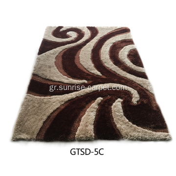 Ελαστική και μεταξωτή μάζα Shaggy Rug 3D Design